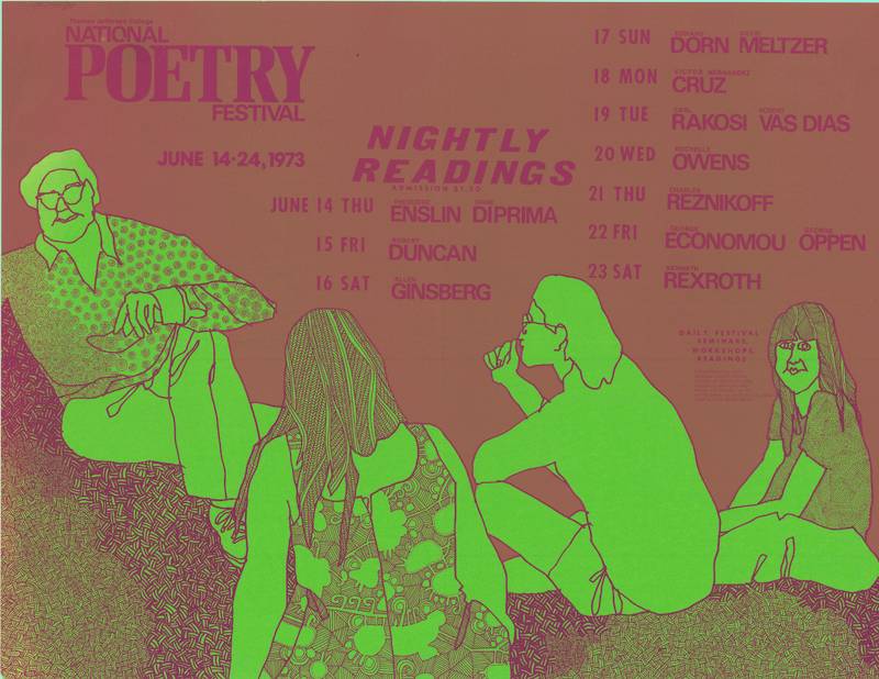 National Poetry Festival 1973 poster